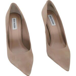 Steve Madden Classie Pointed Toe Tan Nubuck Pumps Heels US 9M